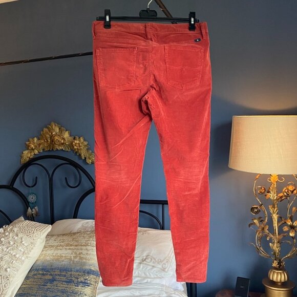 Lucky Brand Rust Corduroy Lolita Pants - Picture 5 of 9